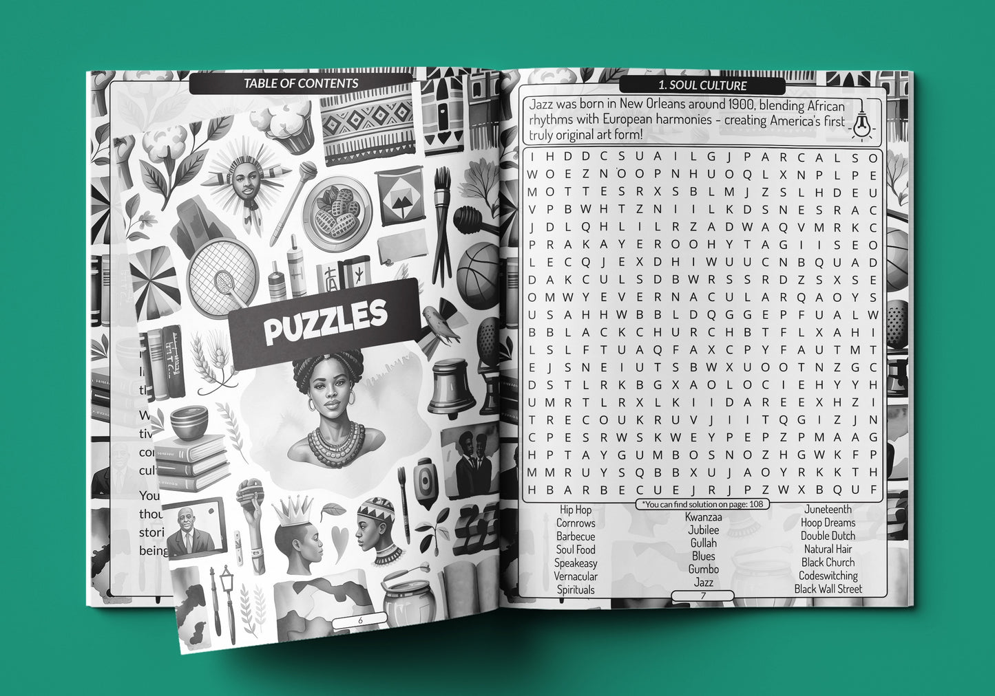 African American Word Search