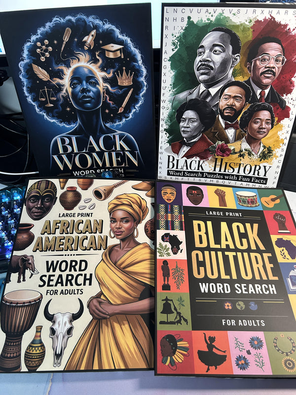 Laura's set of four Imani Oliver puzzle books